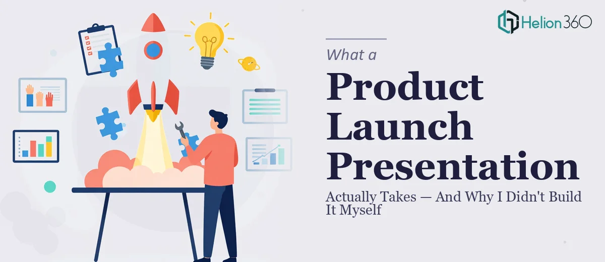 What a Product Launch Presentation Actually Takes — And Why I Didn't Try to Build It Myself