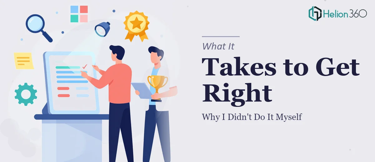 What a Product Presentation Actually Takes to Get Right — And Why I Didn't Try to Do It Myself