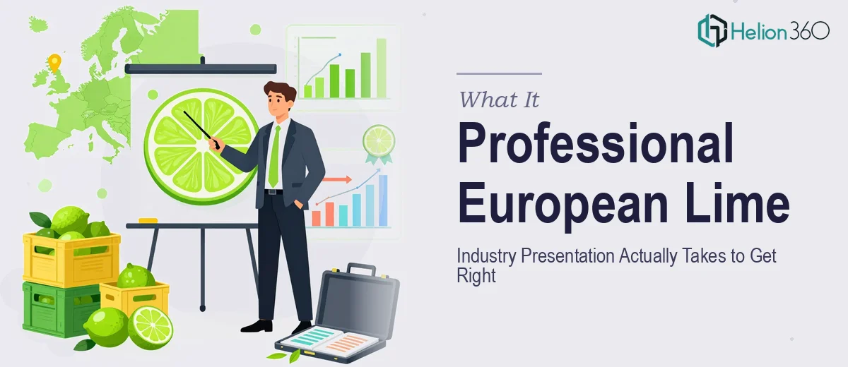 What a Professional European Lime Industry Presentation Actually Takes to Get Right