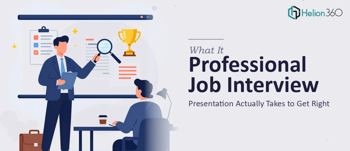 What a Professional Job Interview Presentation Actually Takes to Get Right