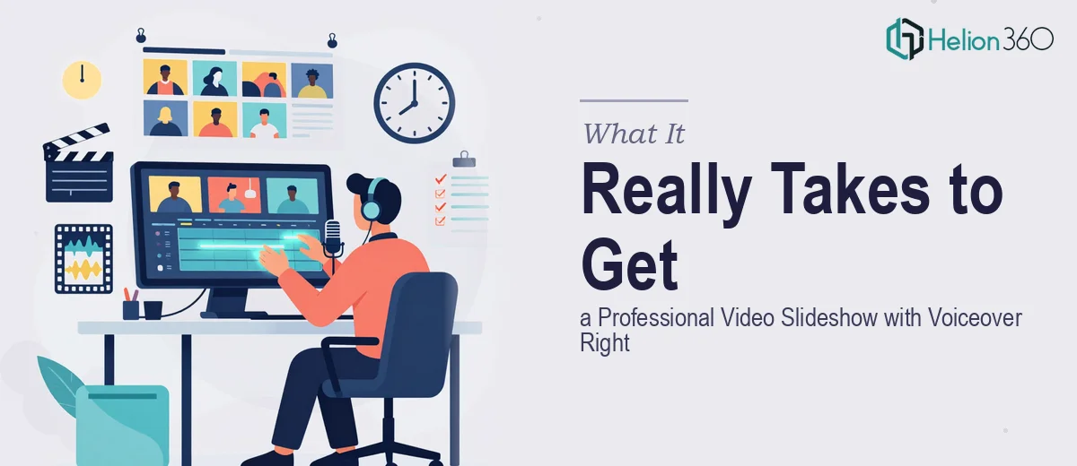 What a Professional Video Slideshow with Voiceover Actually Takes to Get Right