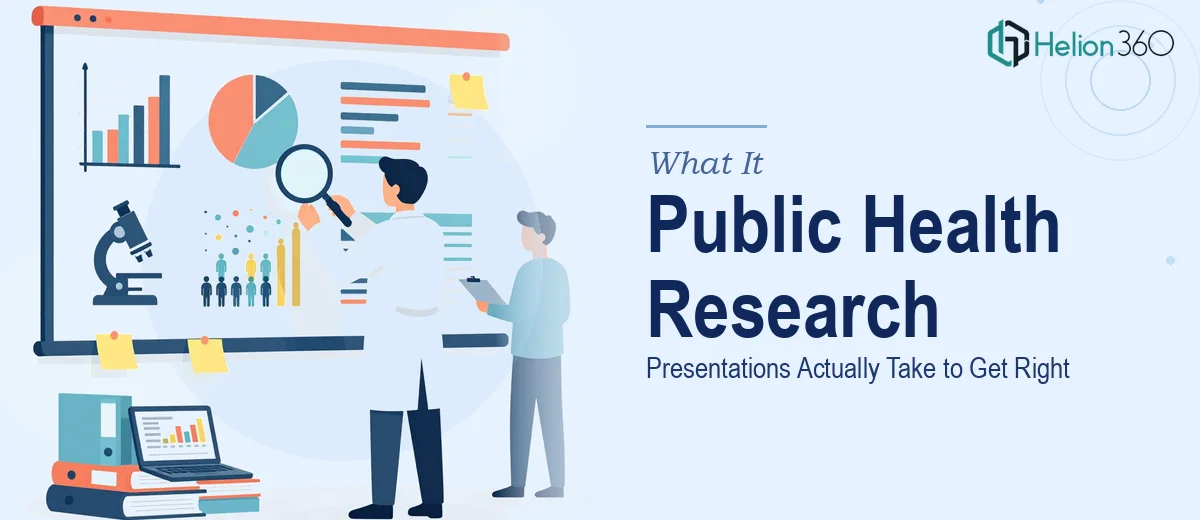What a Public Health Research Presentation Actually Takes to Get Right