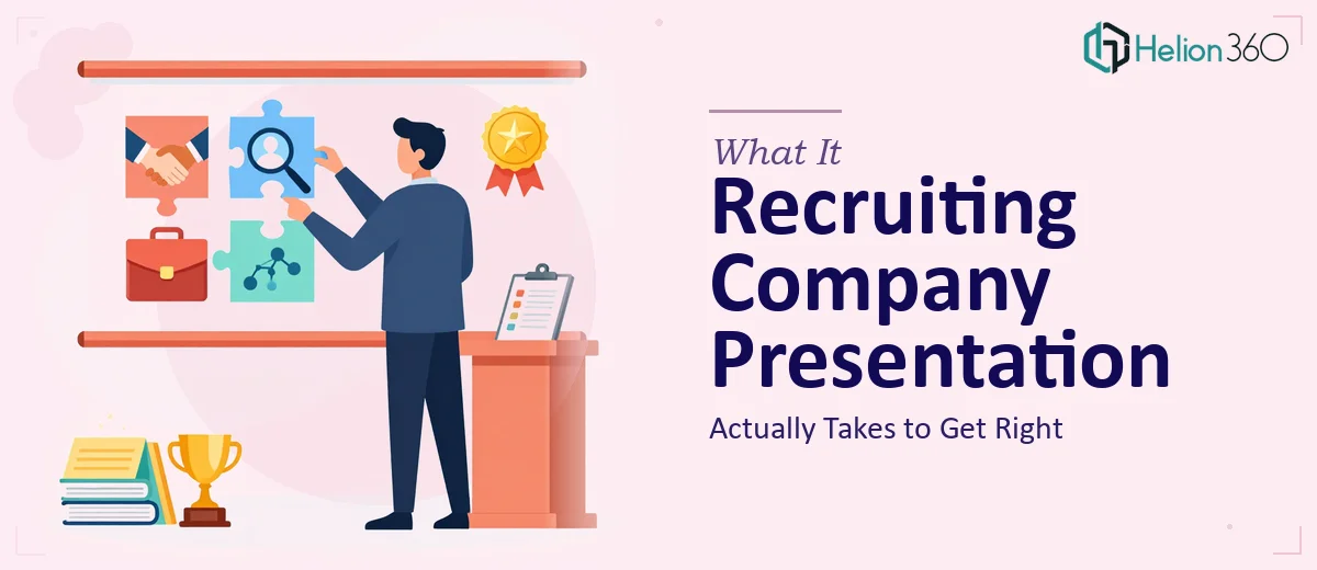 What a Recruiting Company Presentation Actually Takes to Get Right