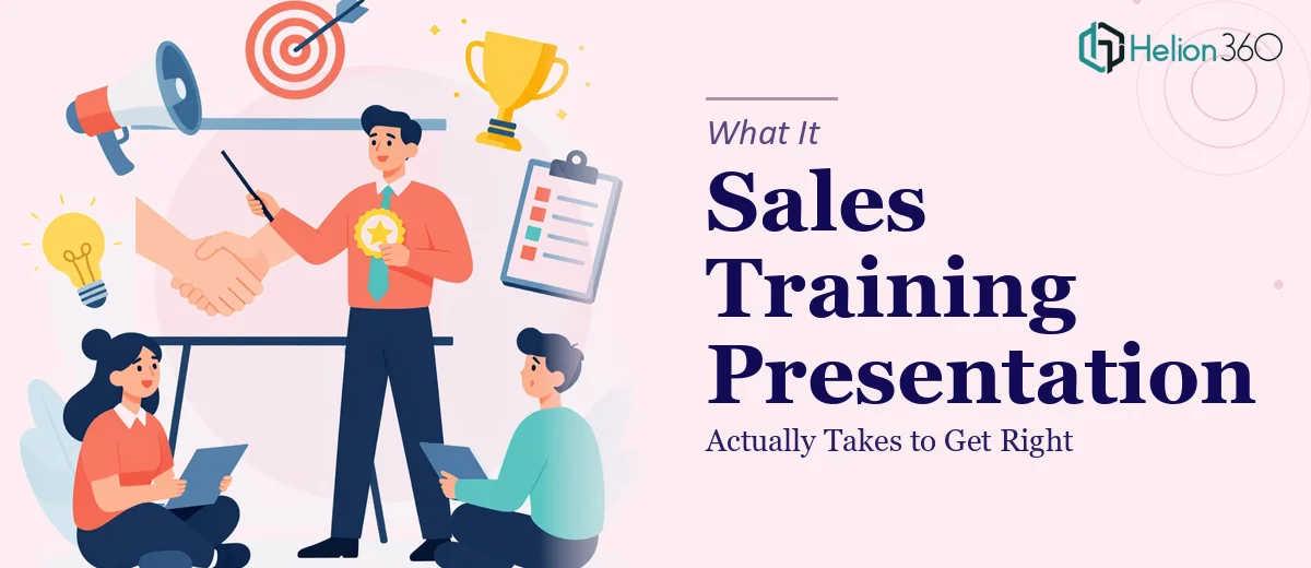 What a Sales Training Presentation Actually Takes to Get Right