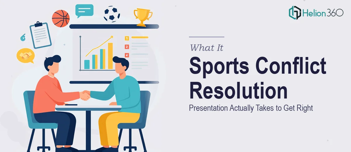 What a Sports Conflict Resolution Presentation Actually Takes to Get Right