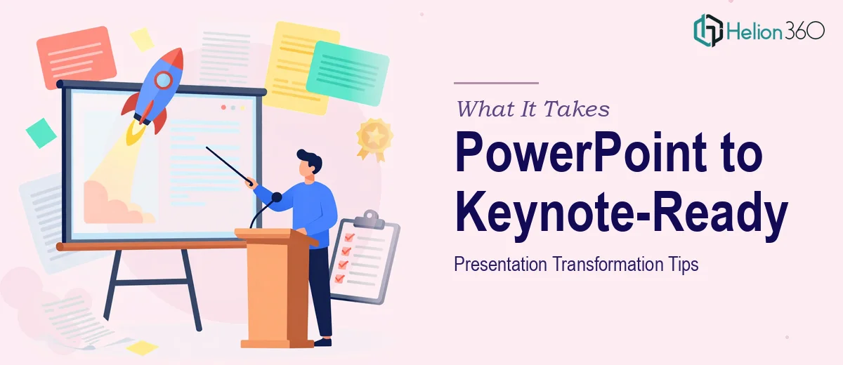 What It Actually Takes to Turn PowerPoint Slides Into a Keynote-Ready Presentation