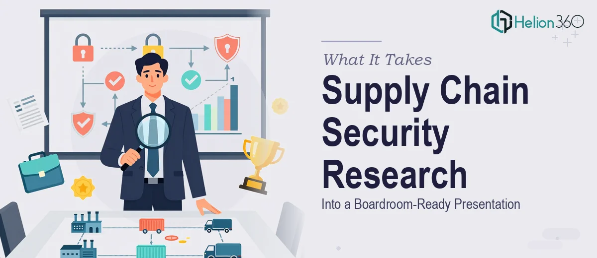 What It Really Takes to Turn Supply Chain Security Research Into a Boardroom-Ready Presentation